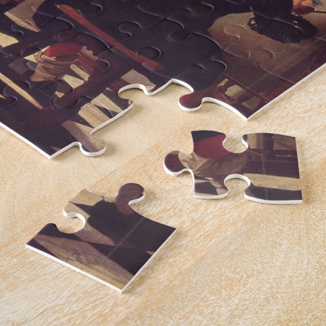 Die Malkunst von Johannes Vermeer Puzzle (Seite)