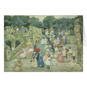 Die Mall, Central Park by Maurice Prendergast
