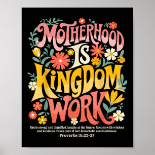 Die Mama der Blumenmutter Religion ist eine Art Poster