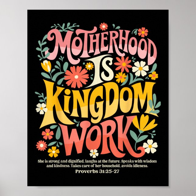 Die Mama der Blumenmutter Religion ist eine Art Poster (Vorne)
