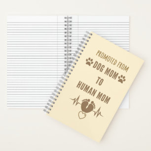 Die Mama der Hunde auf die menschliche Mama förder Notizbuch