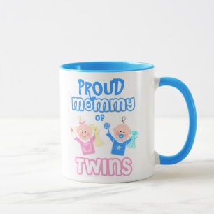 Die Mama-der Mutter des Zwillings Zwillings-Junge Tasse