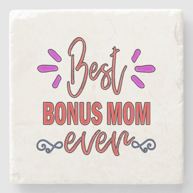 Die Mama der Mutter mit dem besten Bonus je Steinuntersetzer (Vorderseite)