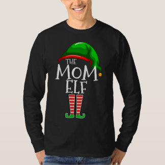 Die Mama Elf Familie passt Weihnachtsgeschenke Mom T-Shirt