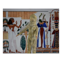 Die Mama Flucht aus Ägypten. Halloween Poster