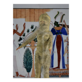 Die Mama Flucht aus Ägypten. Halloween Poster