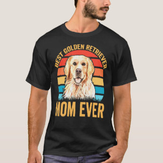 Die Mama mit der besten Golden Retriever für Hunde T-Shirt