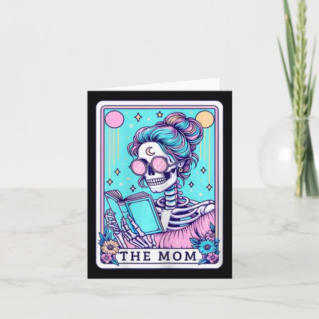 Die Mama Tarot Card Skeleton Mütter Tag Hexe Mama Karte (Vorderseite)