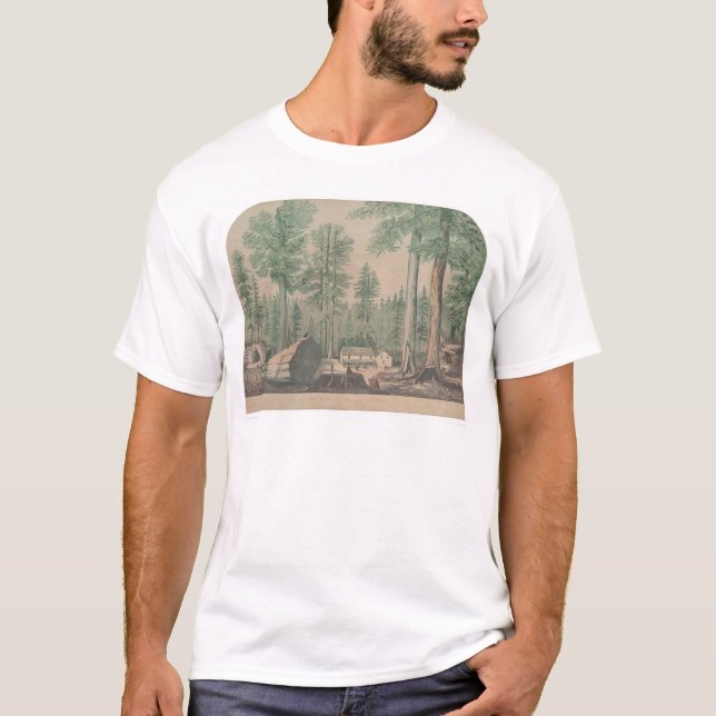 Die Mammutbäume von Kalifornien (1191) T-Shirt (Vorderseite)
