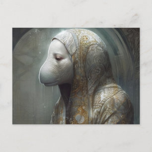 Die Manatee Nun Postkarte