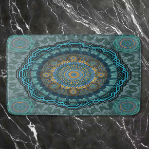 Die Mandala der gyrate psychedelic auges Badematte