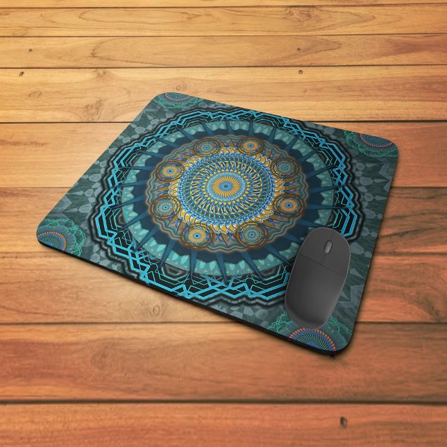 Die Mandala der gyrate psychedelic auges Mousepad (Von Creator hochgeladen)