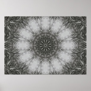 Die Mandala des Winters Poster