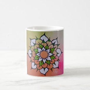 Die Mandala-Tasse im Sommer Kaffeetasse
