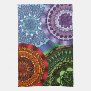 Die Mandalas geben Handtuch