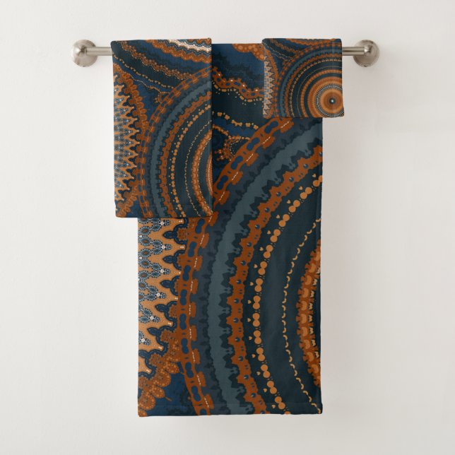 Die Mandalase im Herbst Badhandtuch Set (Insitu)