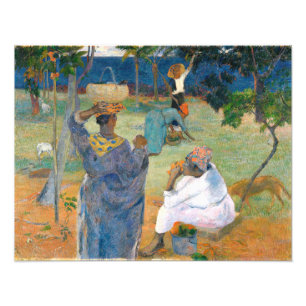Die Mangobäume, Martinique 1887, von Paul Gauguin Fotodruck