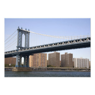 Die Manhattan Bridge über den East River Fotodruck