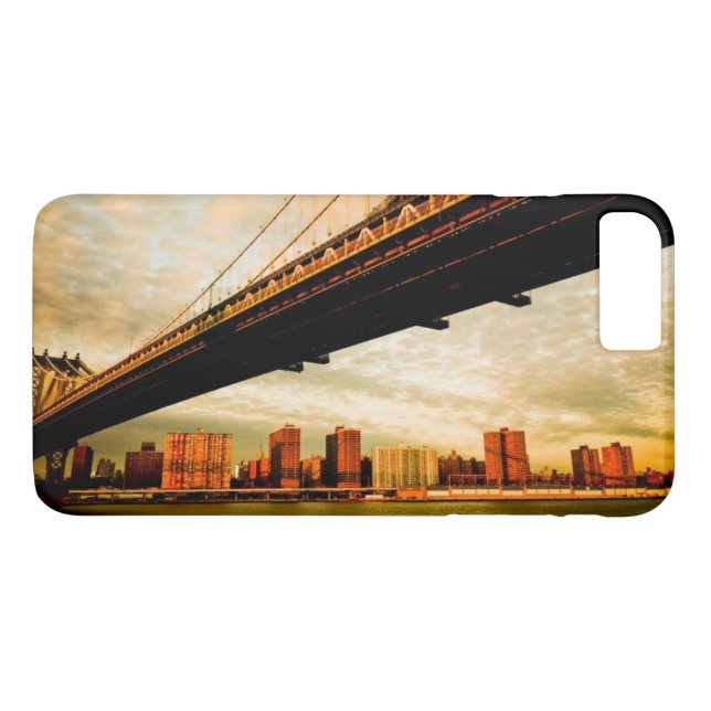 Die Manhattan-Brückenansicht von Brooklyn-Seite Case-Mate iPhone Hülle (Rückseite (Horizontal))
