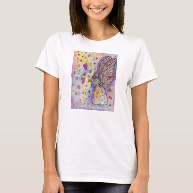 Die Manifestation des Universums der Angel-Kunst - T-Shirt (Vorderseite)