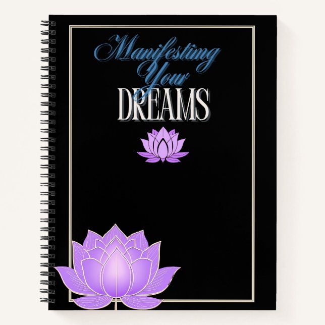 Die Manifestation Ihres Dreams Spiral Notebook Notizbuch (Vorderseite)