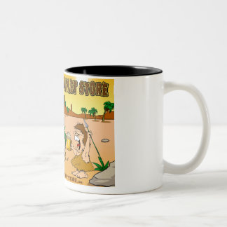 Die Mann-Höhlen-Kaffee-Tasse Zweifarbige Tasse