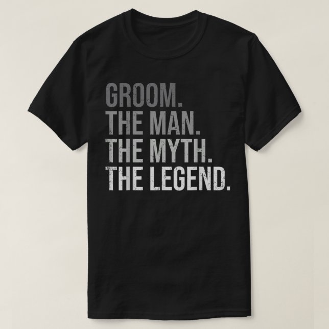 Die Männer erziehen den Menschen den Mythos, den l T-Shirt (Design vorne)