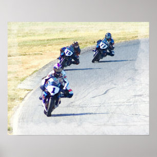 Die Männer im Blau Poster