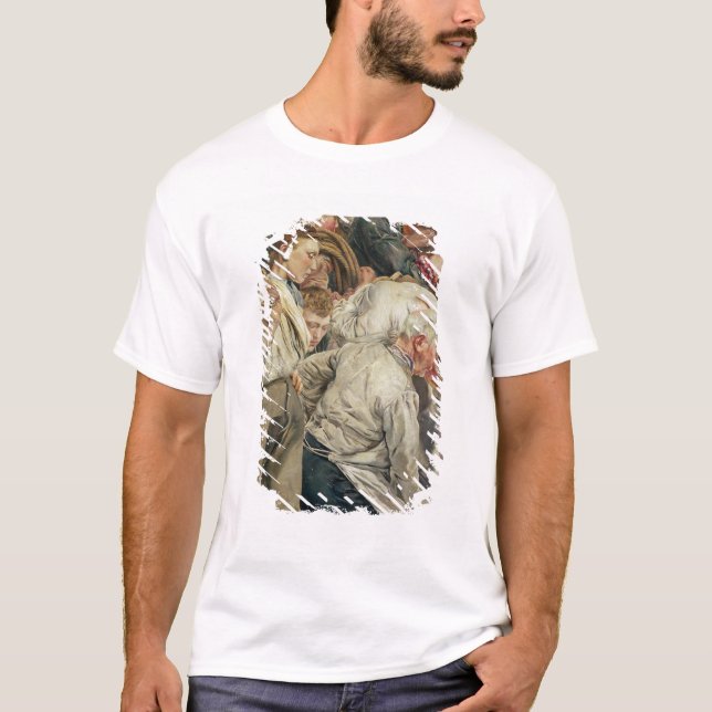 Die Männer, links Platte vom Alter der T-Shirt (Vorderseite)