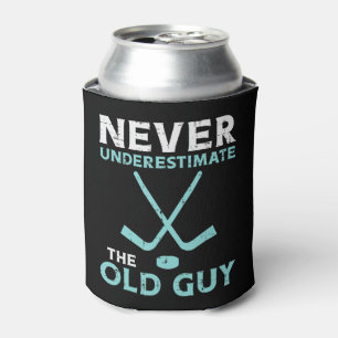 Die Männer unterschätzen nie die alte Eishockey-Fu Dosenkühler