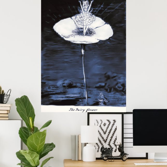 Die märchenhafte Blume 1922 Poster (Heimbüro)