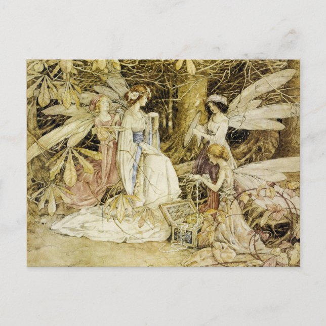 "Die Märchenschmuck" Postkarte (Vorderseite)