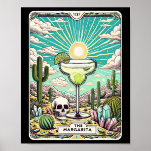 Die Margarita Tarot Card Cinco De Mayo Party Marga Poster