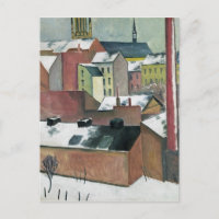 Die Marienkirche in Bonn im Schnee, 1911