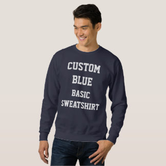 Die MARINE-BASIC-SWEATSHIRT der kundenspezifischen Sweatshirt