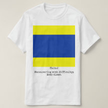 Die Marine kennzeichnet Shirt (Dreieck), Mann