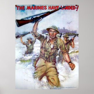 Die Marines sind gelandet! Poster