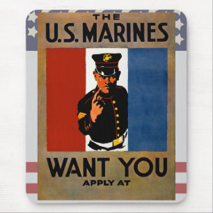 Die Marines wollen dich Mousepad