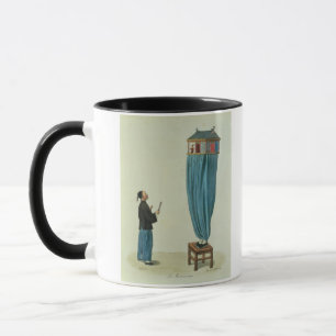 Die Marionetten, graviert von Fräulein. Formentin Tasse