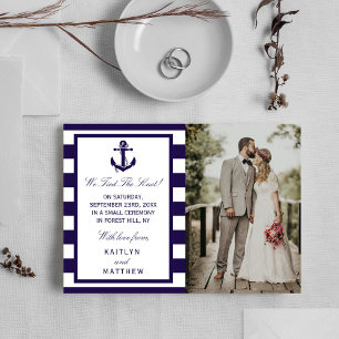 Die maritime Navy-Streifen-Hochzeit-Kollektion Ankündigung