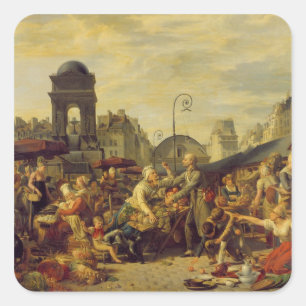 Die Marken-DES-Unschuldige, c.1814 Quadratischer Aufkleber