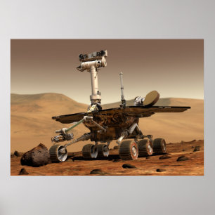Die Mars der NASA "Spirit" Poster