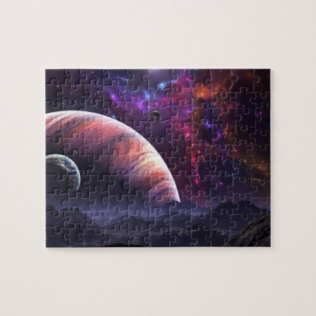 Die Mars des großen Roten Planeten Puzzle (Horizontal)