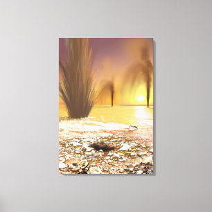 Die MarssüdPolkappe Leinwanddruck