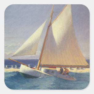 Die Martha McKeen von Wellfleet Quadratischer Aufkleber