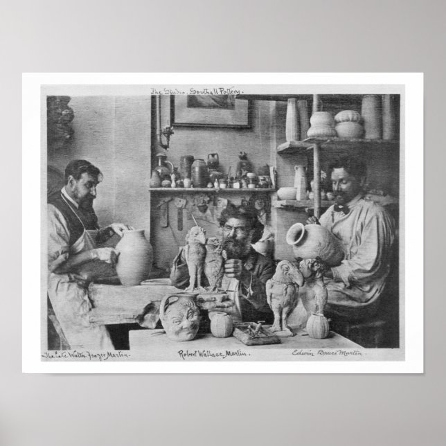 Die Martin-Brüder im Studio im Southall Poster (Vorne)