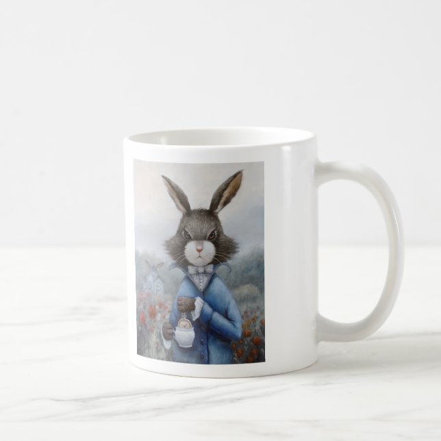 Die März-Hasen Kaffeetasse (Rechts)