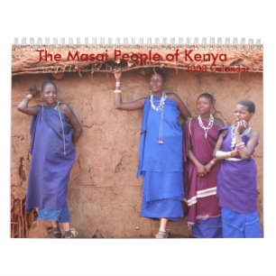 Die Masai-Leute von Kenia, Kalender 2008