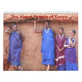 Die Masai-Leute von Kenia, Kalender 2008