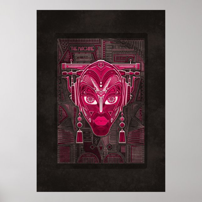 Die Maschine: Brücke von Pinbot Pinball Poster (Vorne)